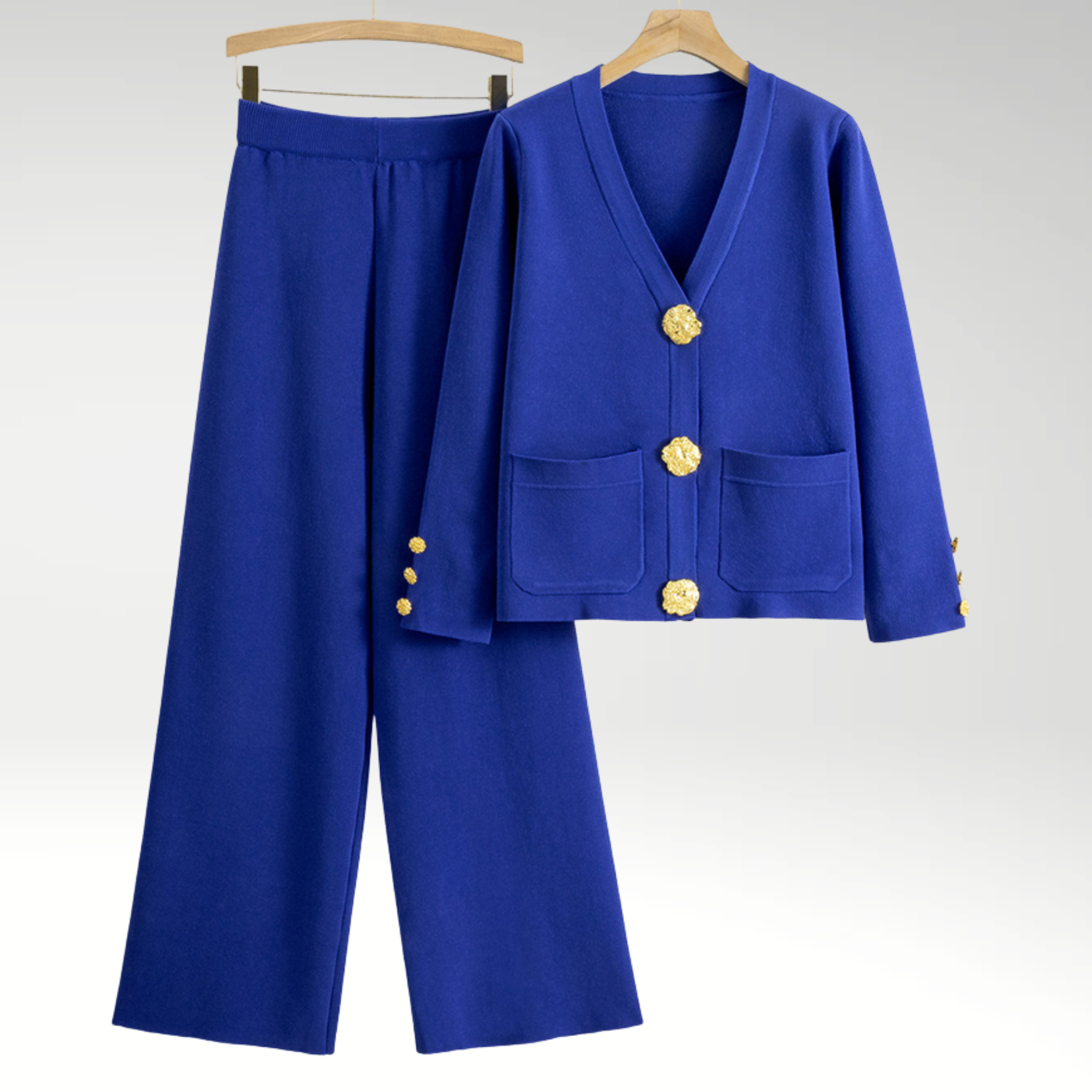 Mia | Elegant Soft Knit Womens Lounge Set with Relaxed Pants