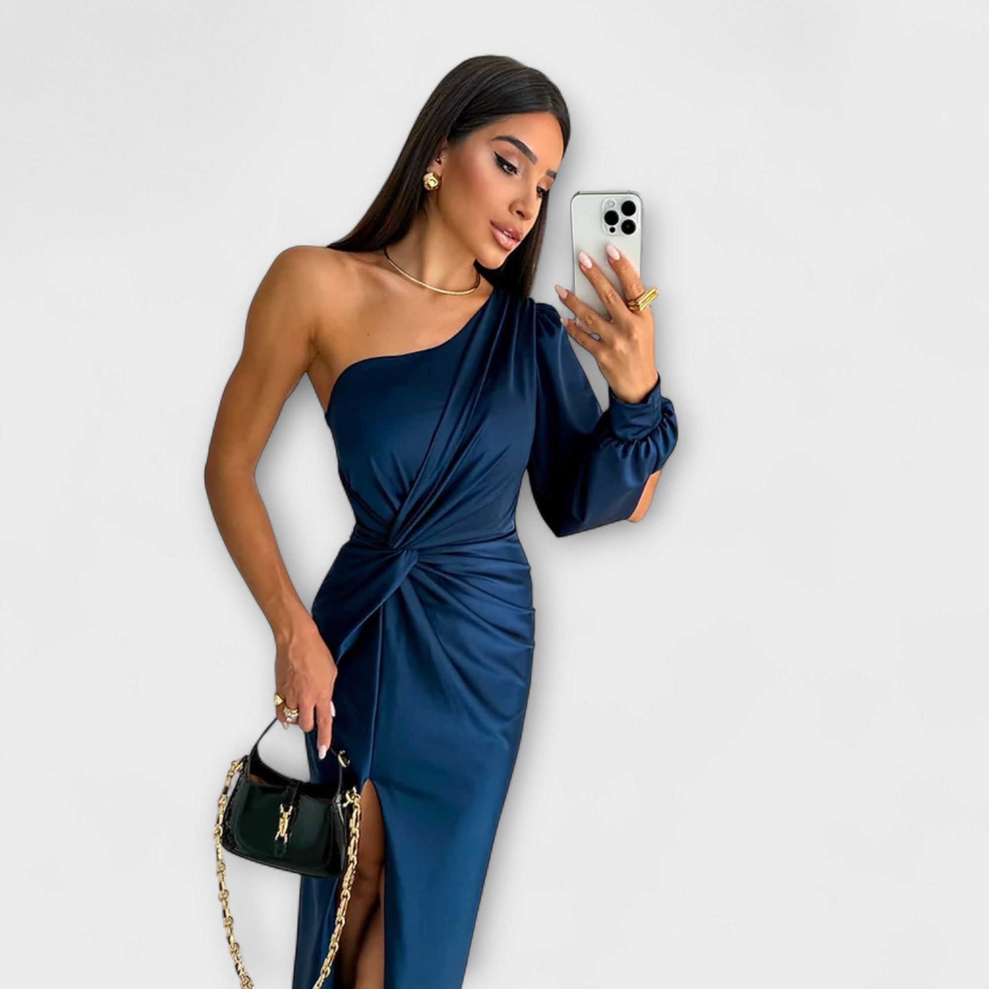 Mia | Elegant Sophisticated Formal Dress for Weddings and Special Occasions
