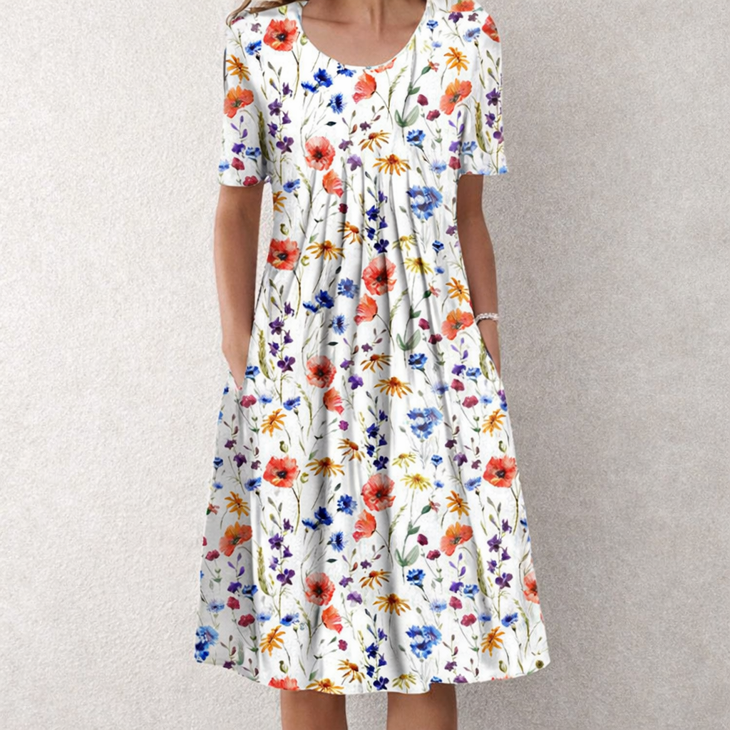 Mia | Soft Cotton Tummy Coverage Dress