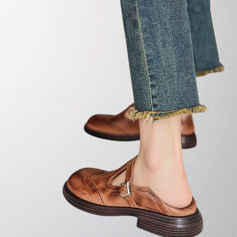 Mia | Stylish Elegant Leather Shoes