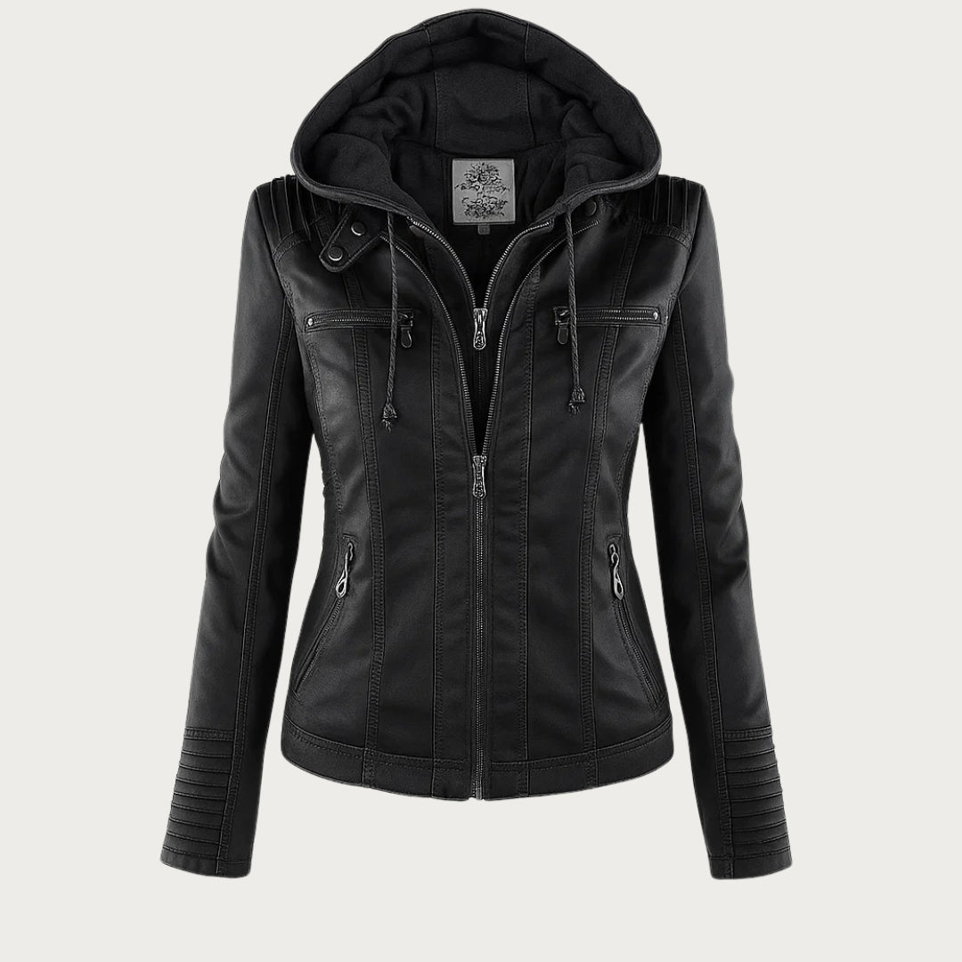 Mia | Stylish Lightweight Leather Jacket Women for Spring Autumn