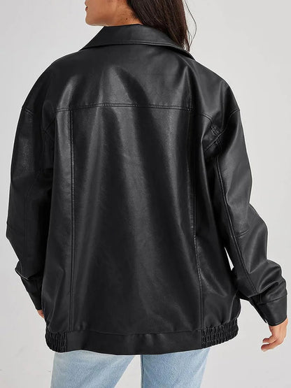 Mia | Trendy Oversized Bomber Jacket for Women