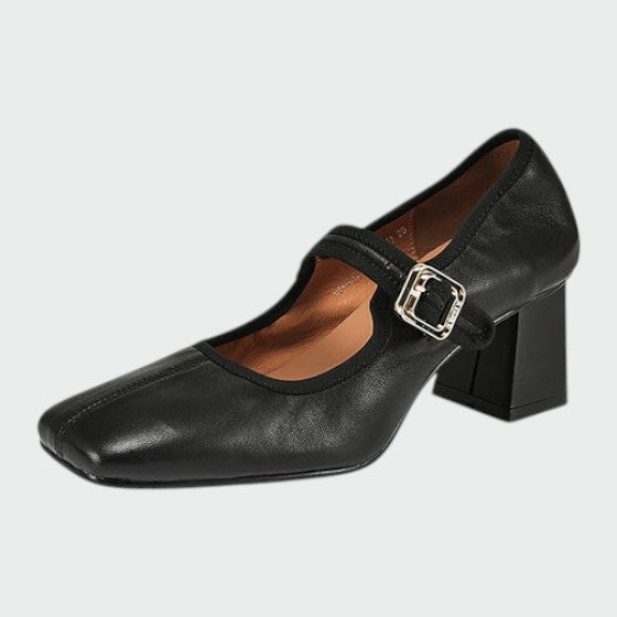 Sophia | Elegant Comfortable Block-Heel Mary Jane Shoes