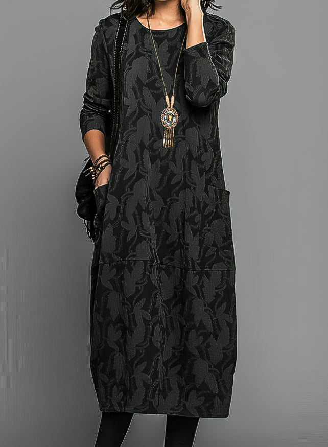 Sophia | Elegant Cozy Plus Size Dress for Winter