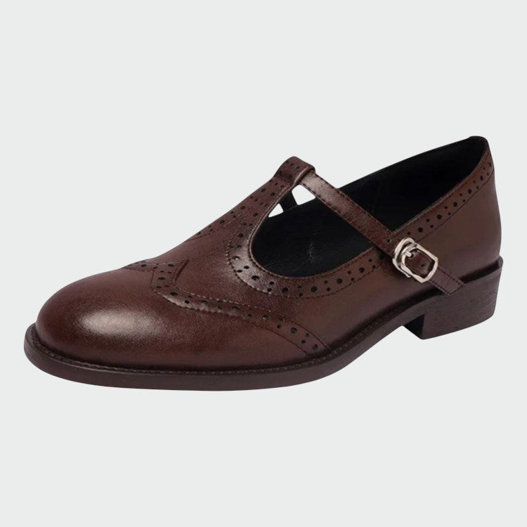 Sophia | Elegant Stylish Leather Mary Jane Shoes