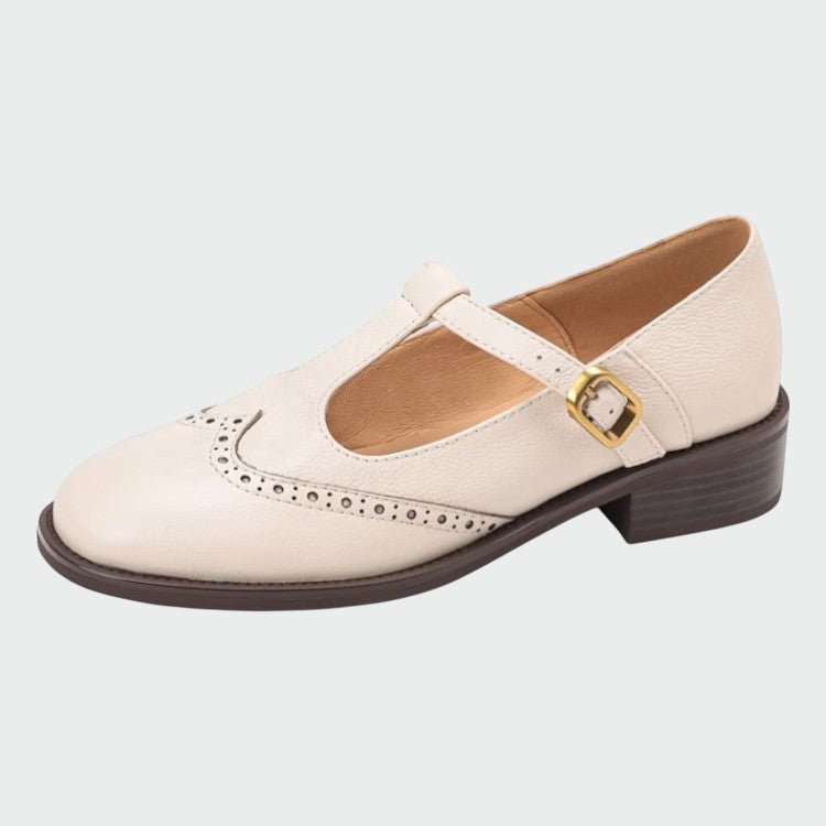 Sophia | Elegant Stylish Leather Mary Jane Shoes
