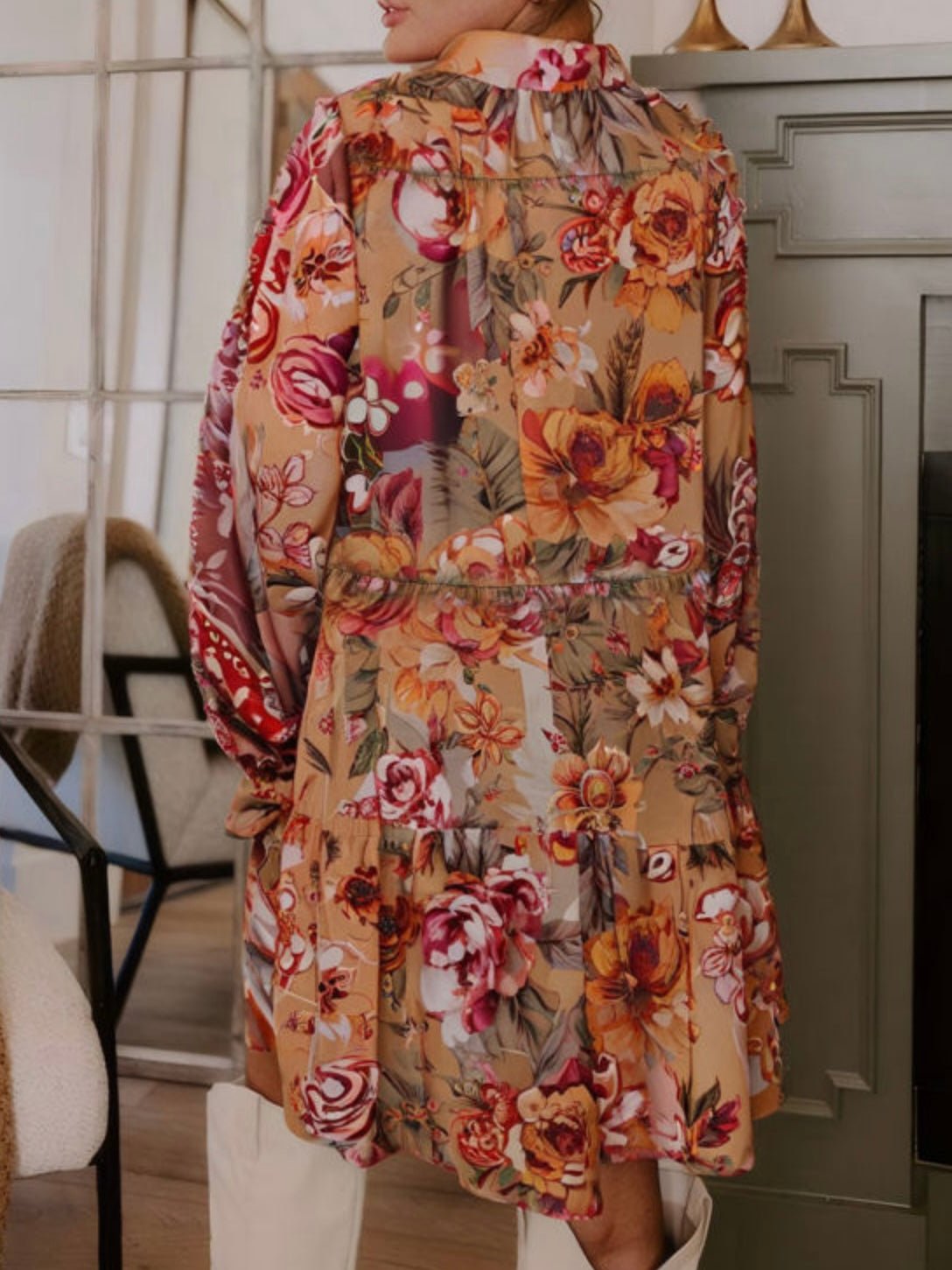 Sophia | Floral Flowing Summer Mini Dress