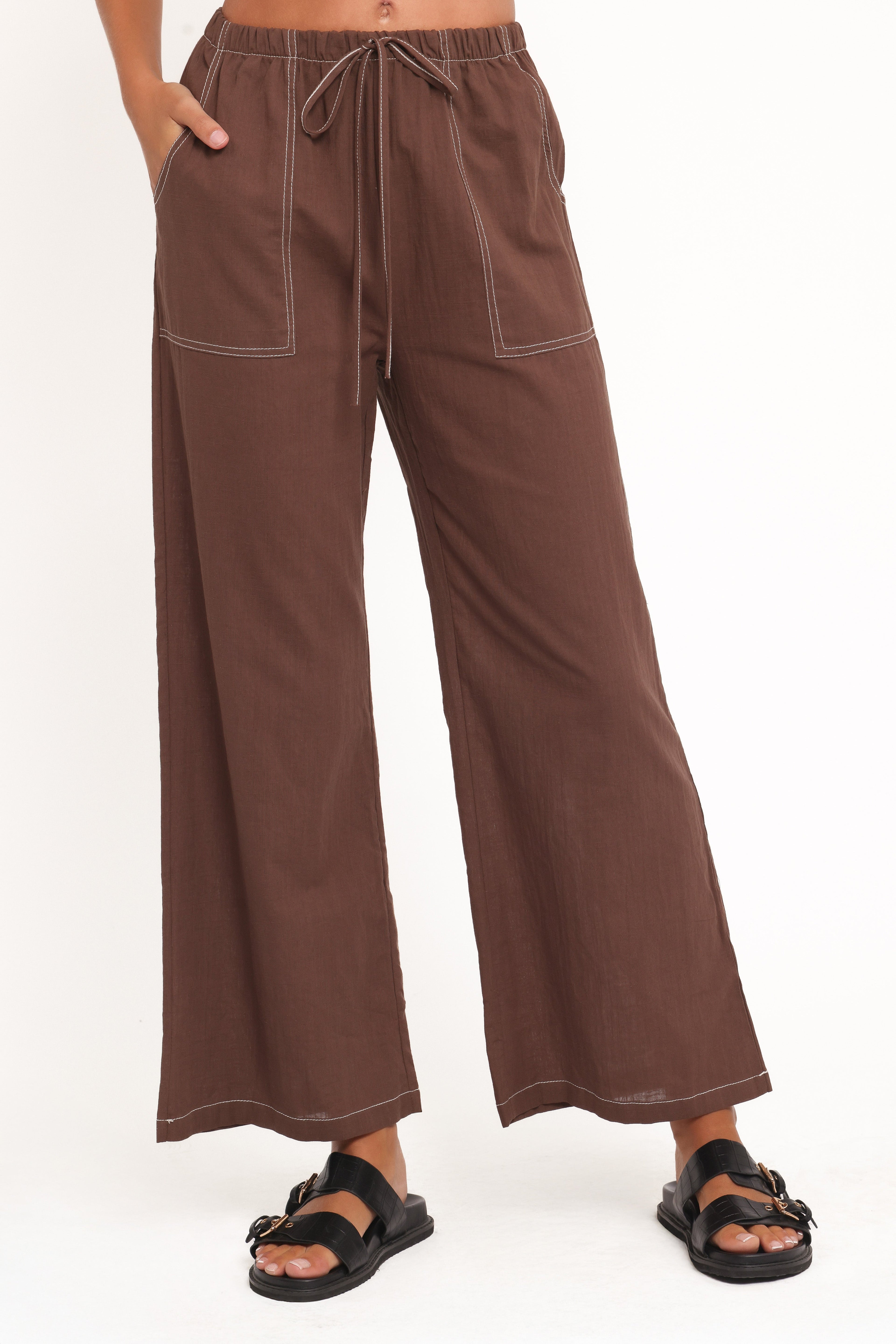 Sophie | Chic Cropped Top And Wide Leg Pant Women's Set Loungewear