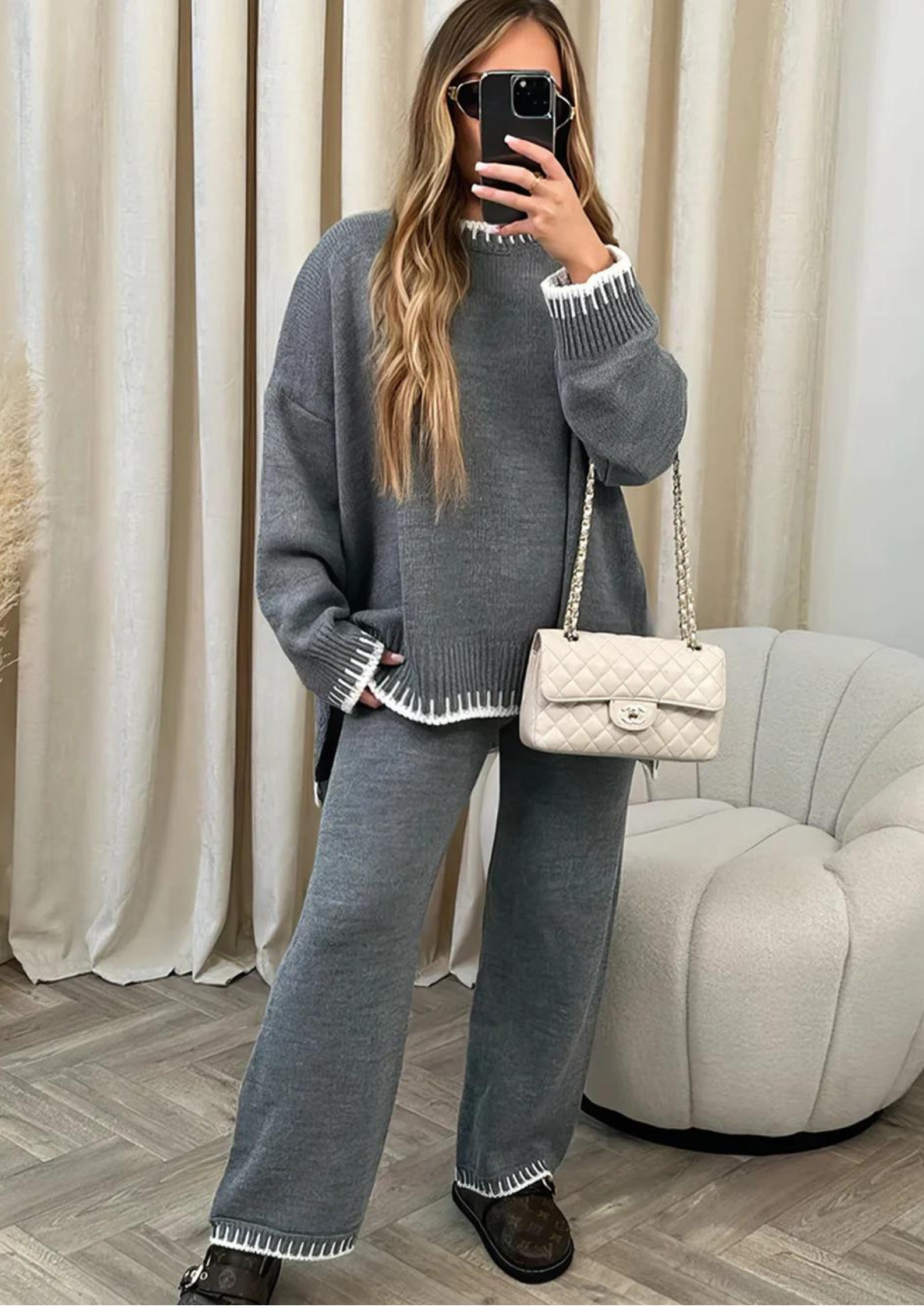 Sophie | Cozy Elegant Knit Womens Loungewear Set