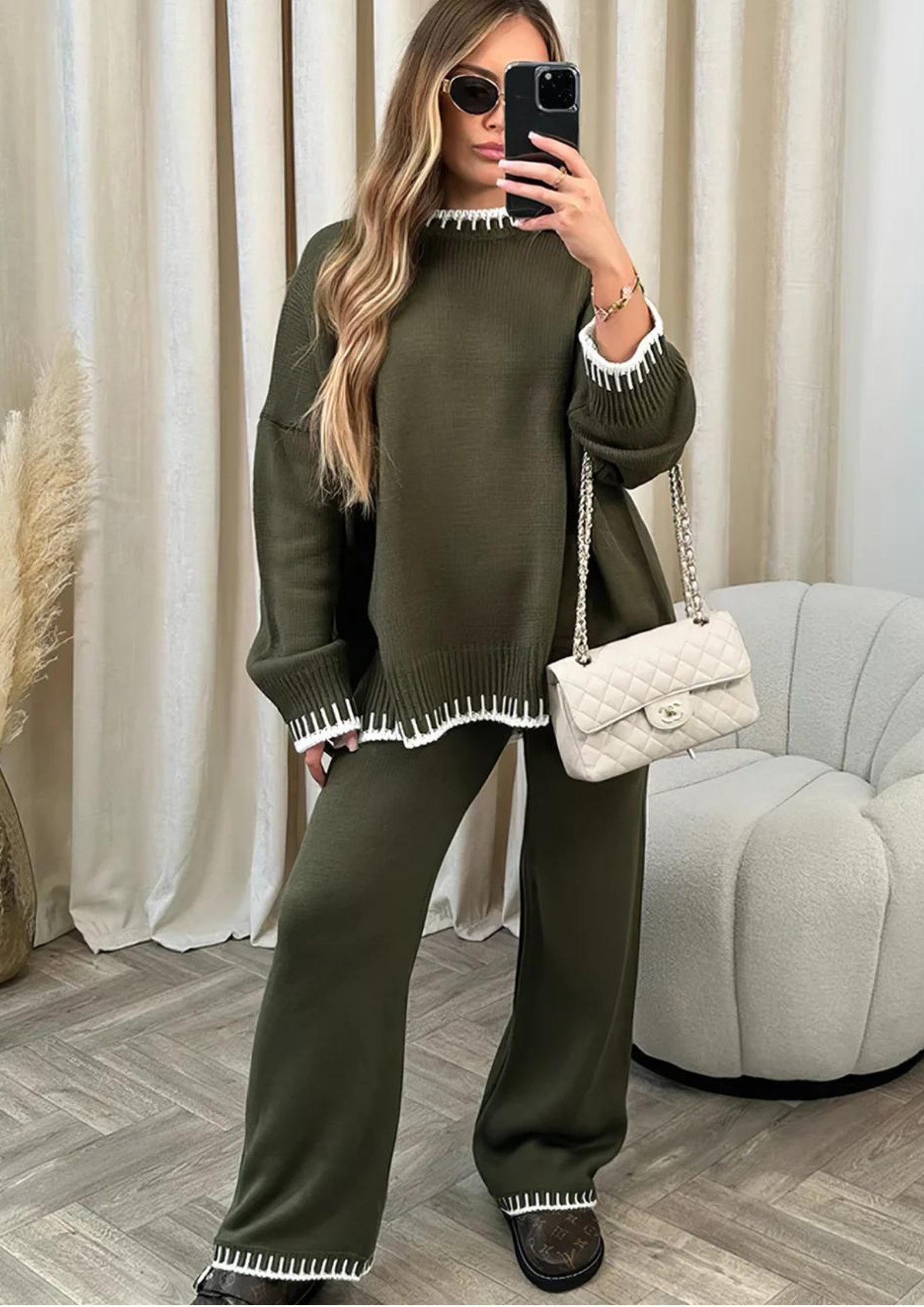Sophie | Cozy Elegant Knit Womens Loungewear Set