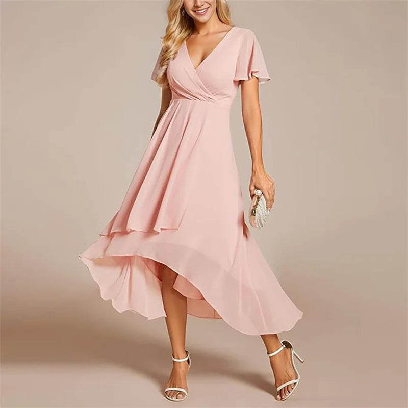 Sophie | Elegant A-Line Summer Dress for Wedding Guests