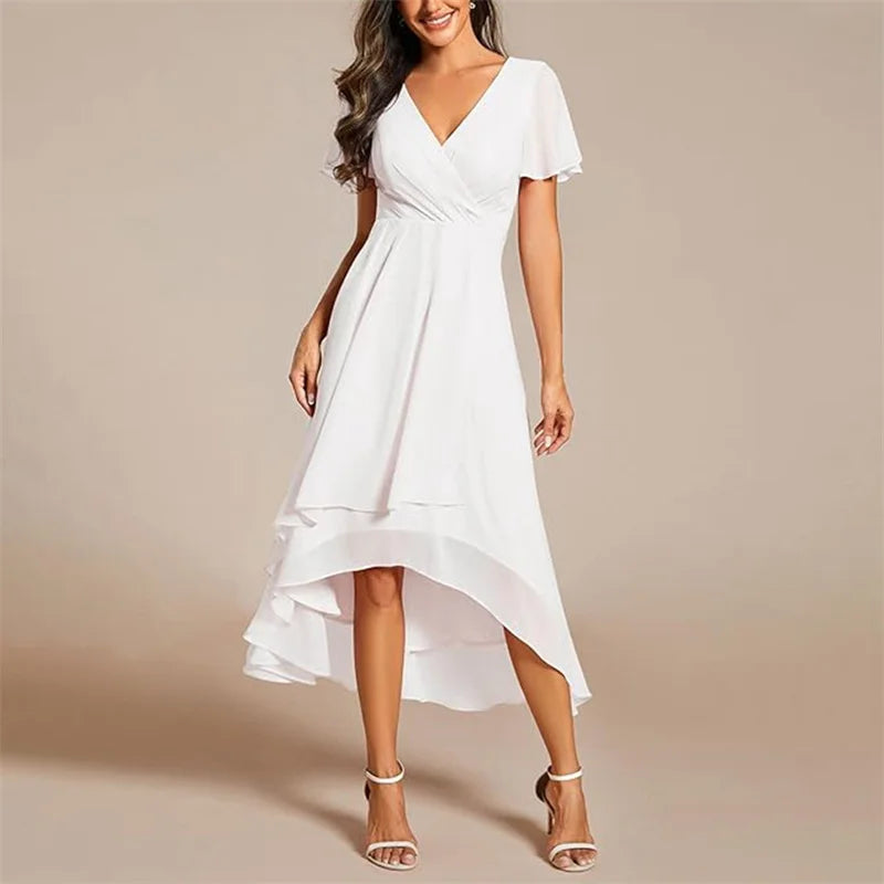 Sophie | Elegant A-Line Summer Dress for Wedding Guests