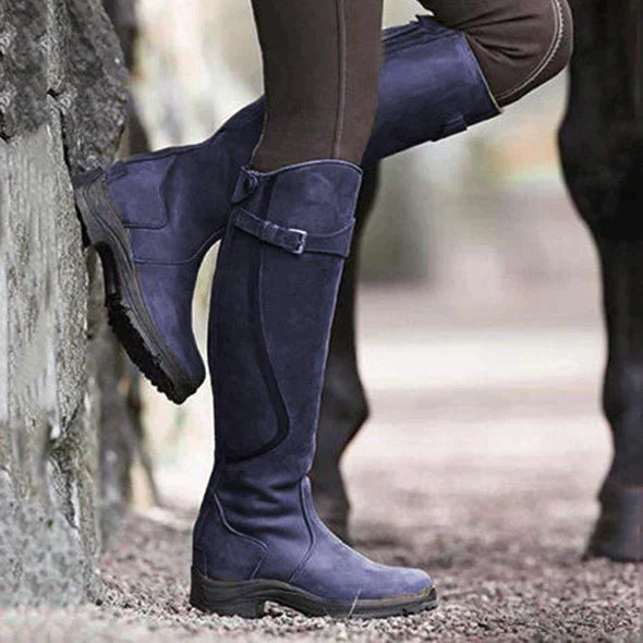 Sophie | Elegant Black Knee High Boots for Women