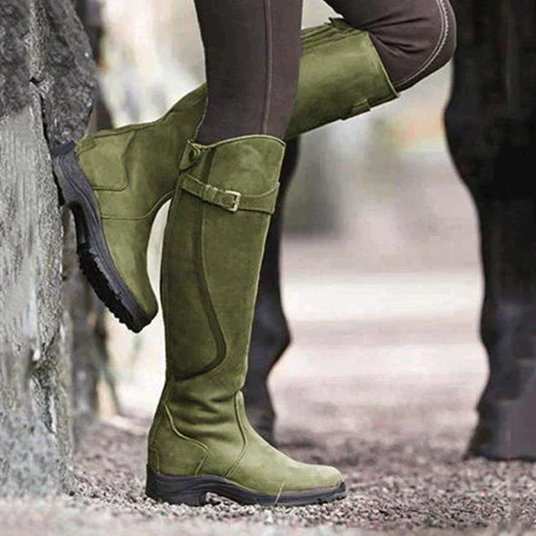 Sophie | Elegant Black Knee High Boots for Women