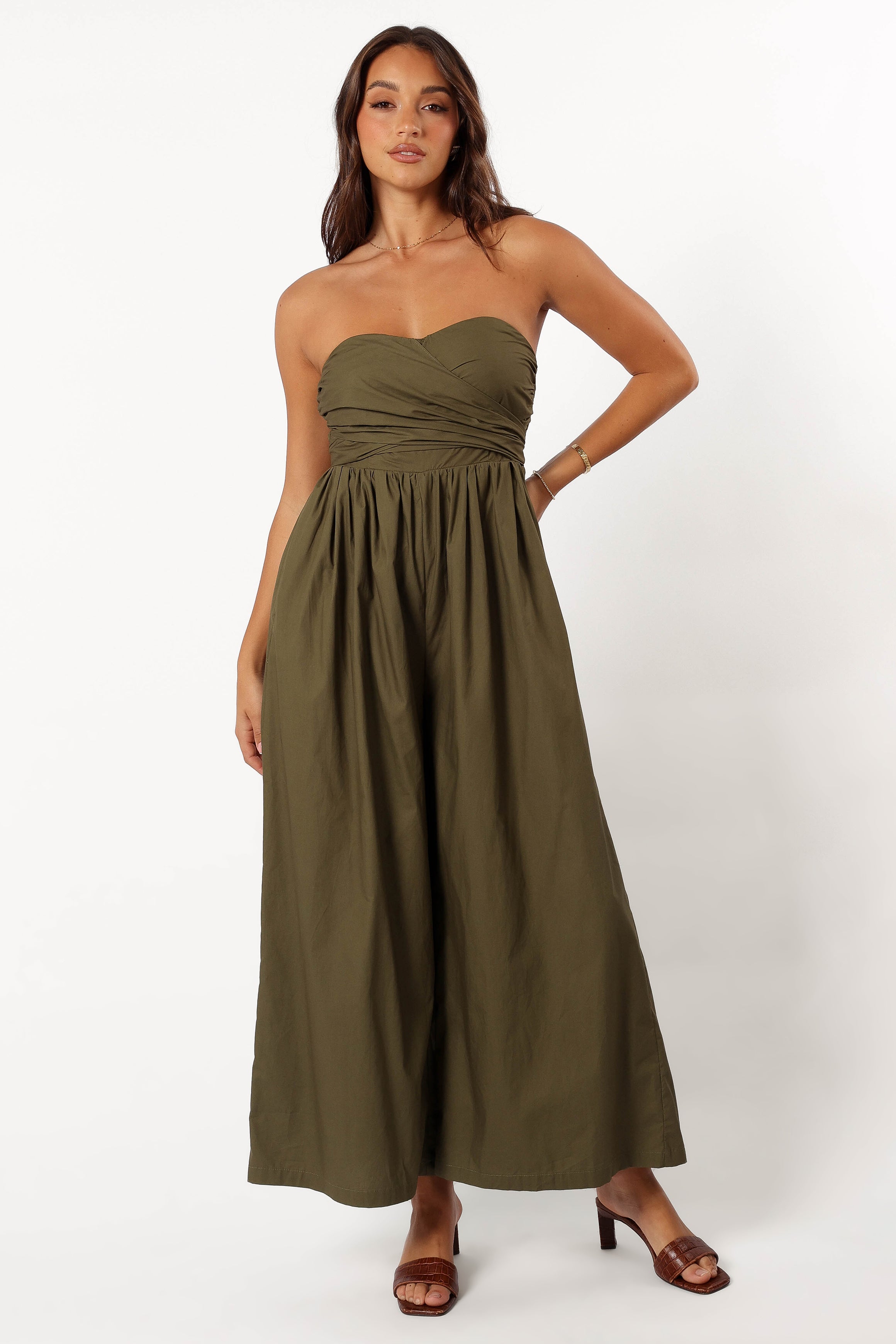 Sophie | Elegant Black Wide Leg Jumpsuit for Women