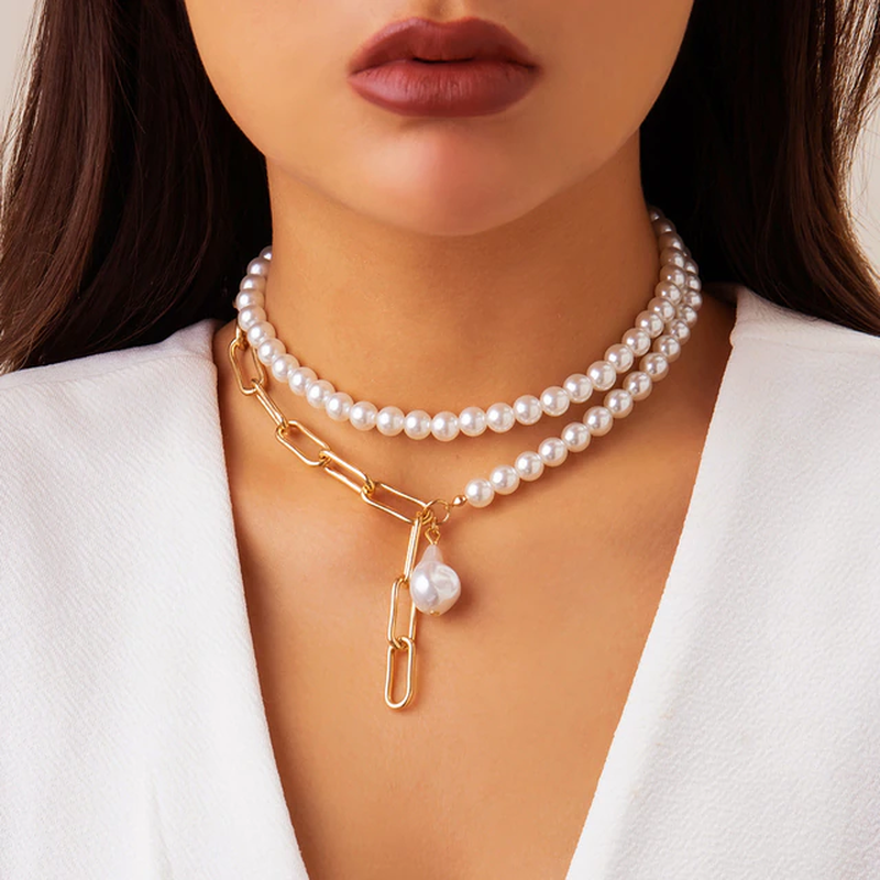 Multi-Layer Pearl Necklace