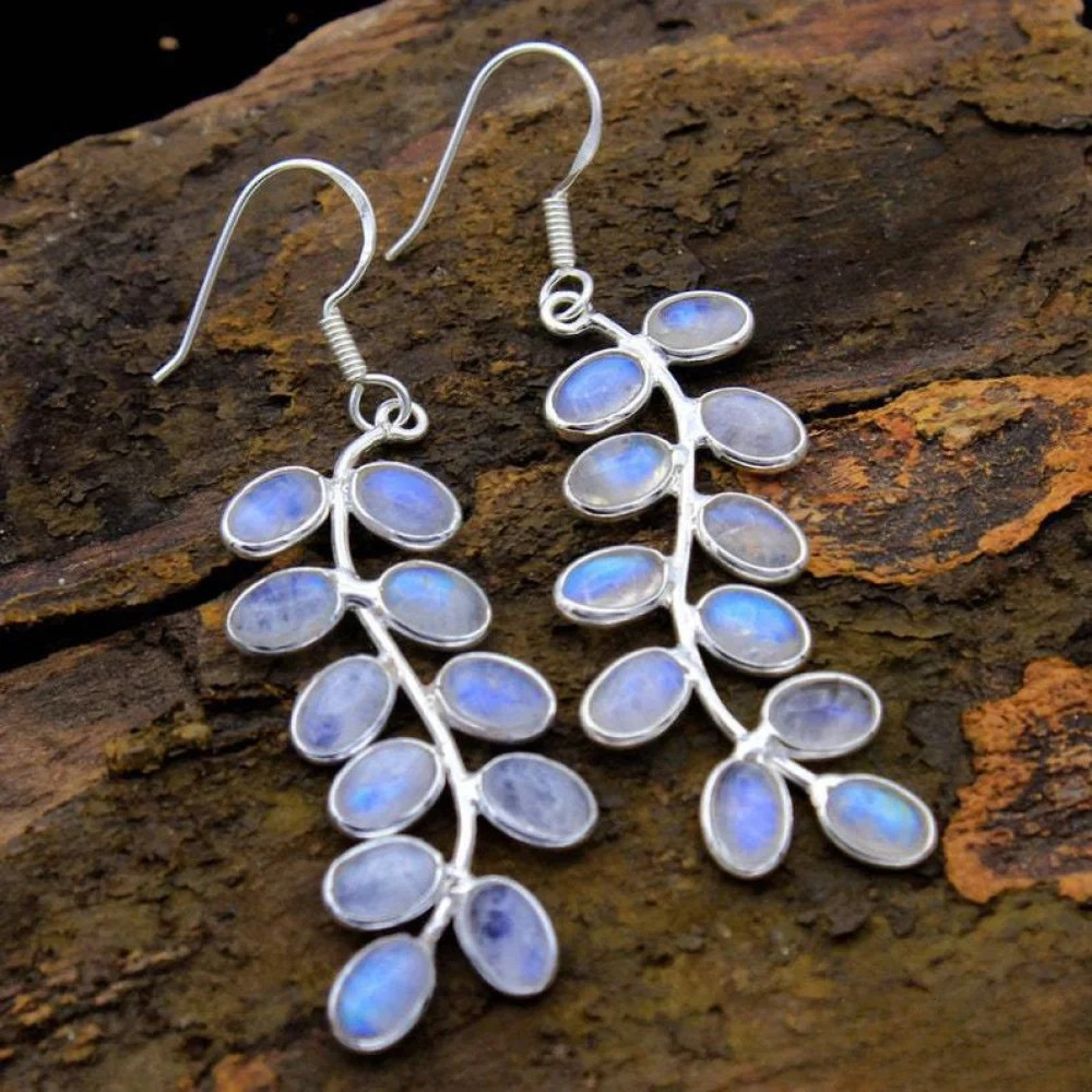 Sophie | Elegant Radiant Moonstone Earrings for Women