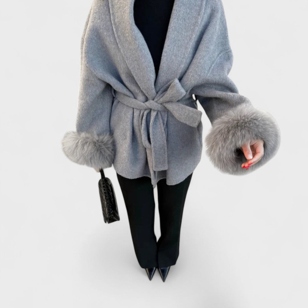 Sophie | Elegant Warm Faux Fur Winter Coat for Women