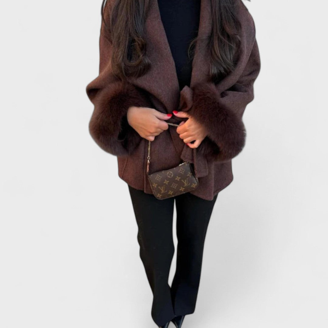 Sophie | Elegant Warm Faux Fur Winter Coat for Women