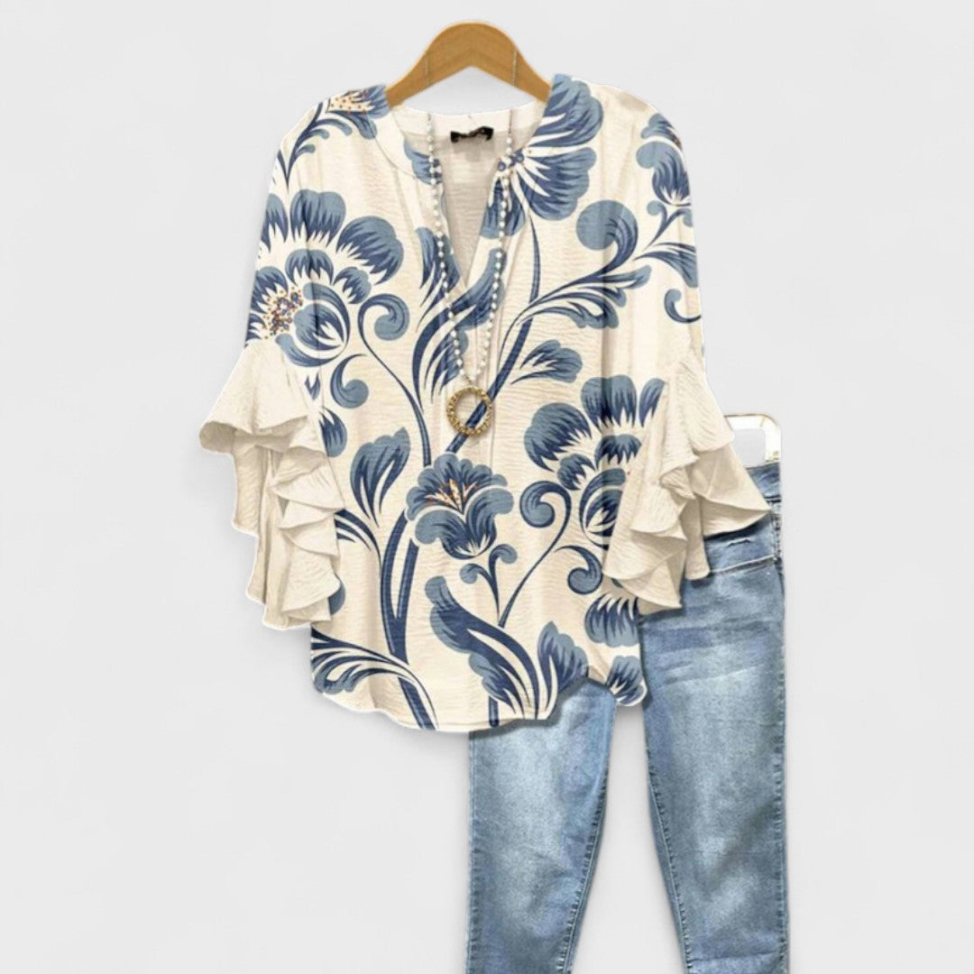 Sophie | Elegant White Blouse for Women