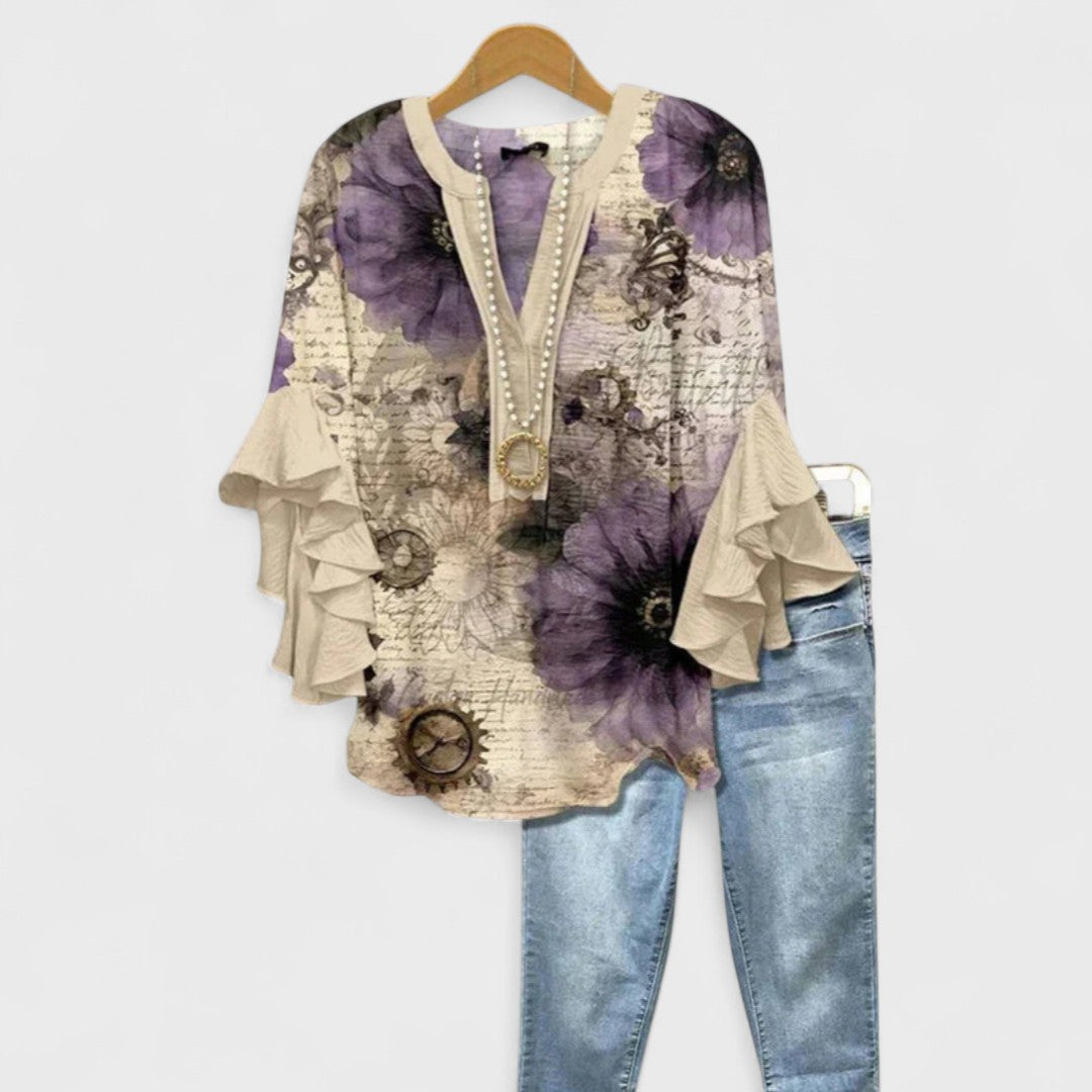 Sophie | Elegant White Blouse for Women