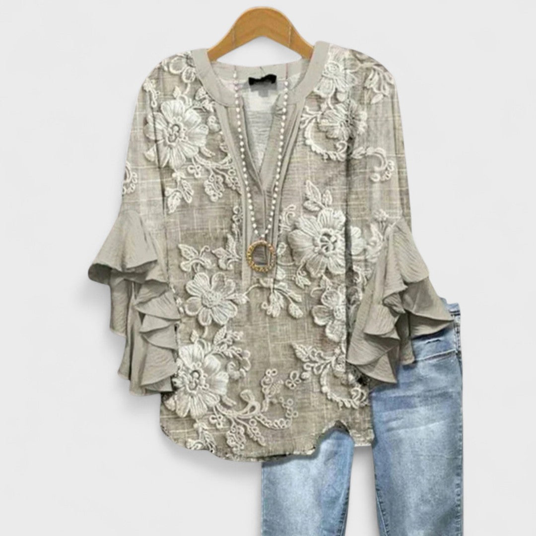 Sophie | Elegant White Blouse for Women